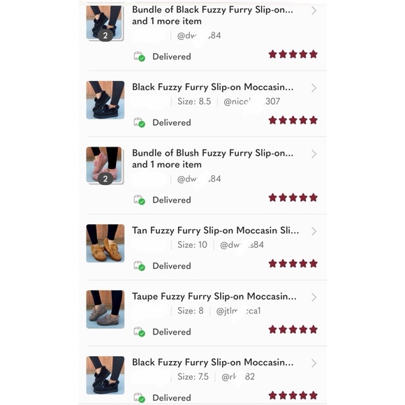 Tan Fuzzy Furry Slip-on Moccasin Slippers - Picture 7 of 10